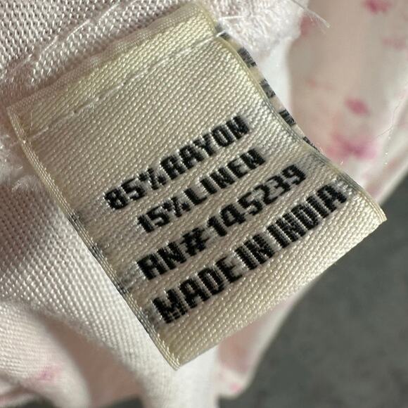 Sim & Sam Womens Coquette Milkmaid Babydoll Feminine Floral Midi Dress Pink M - Picture 9 of 13